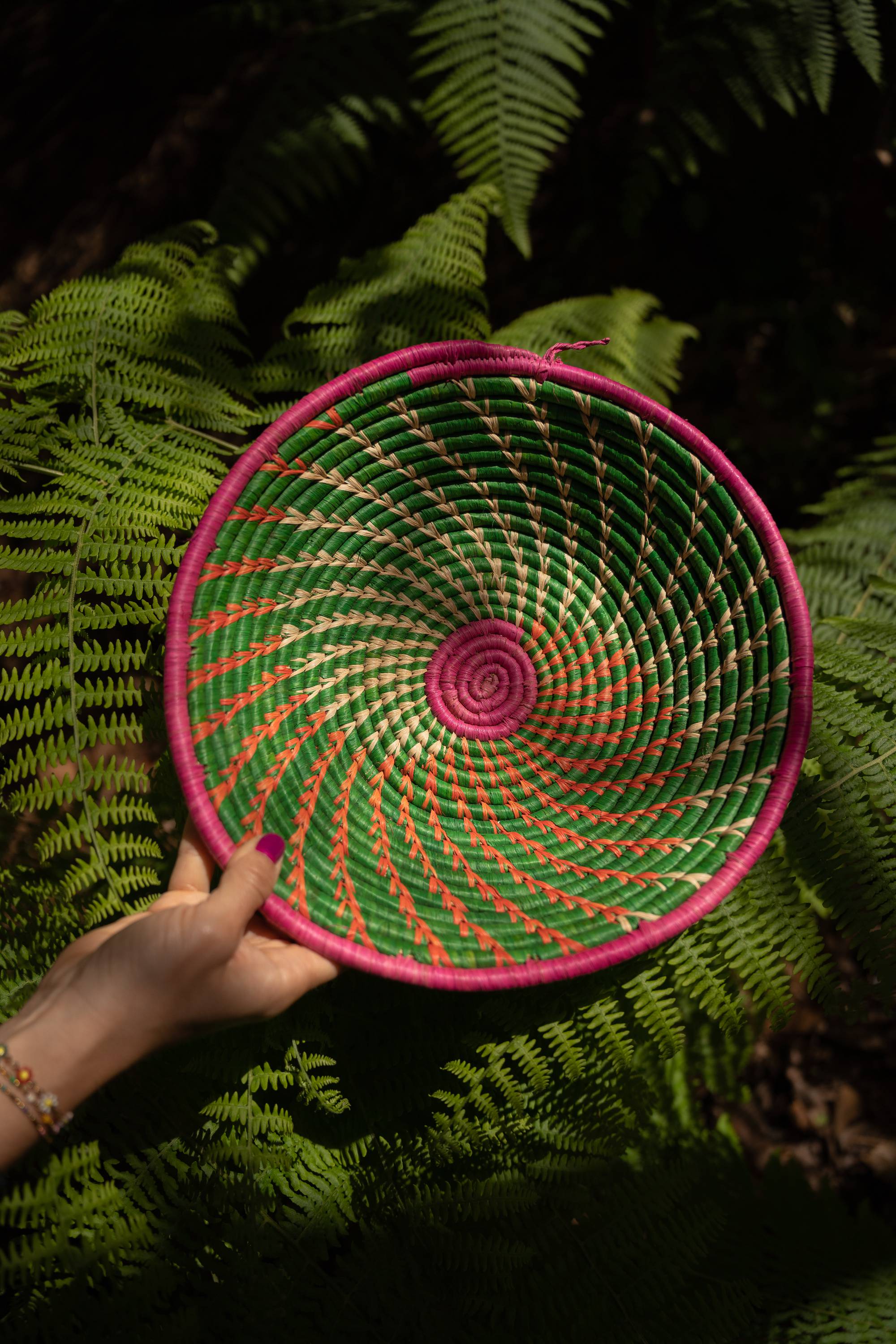 Fuente hoja de Palma MAXI
