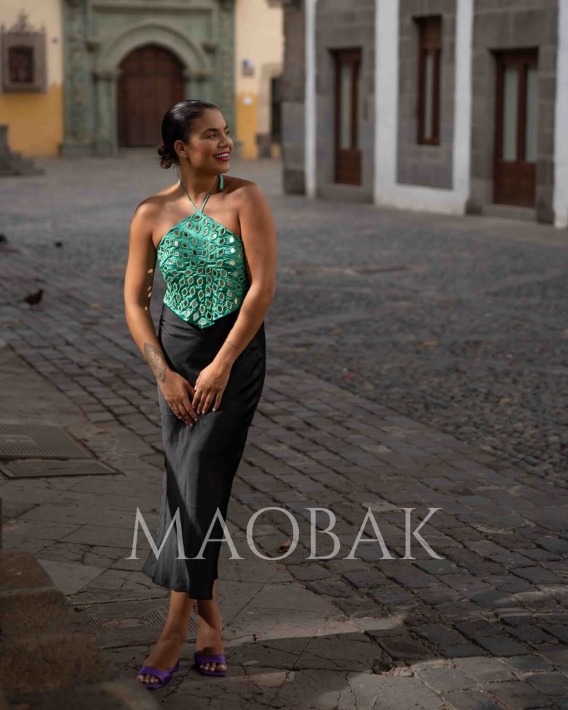 Top Rombo Majal Turquesa PREMIUM